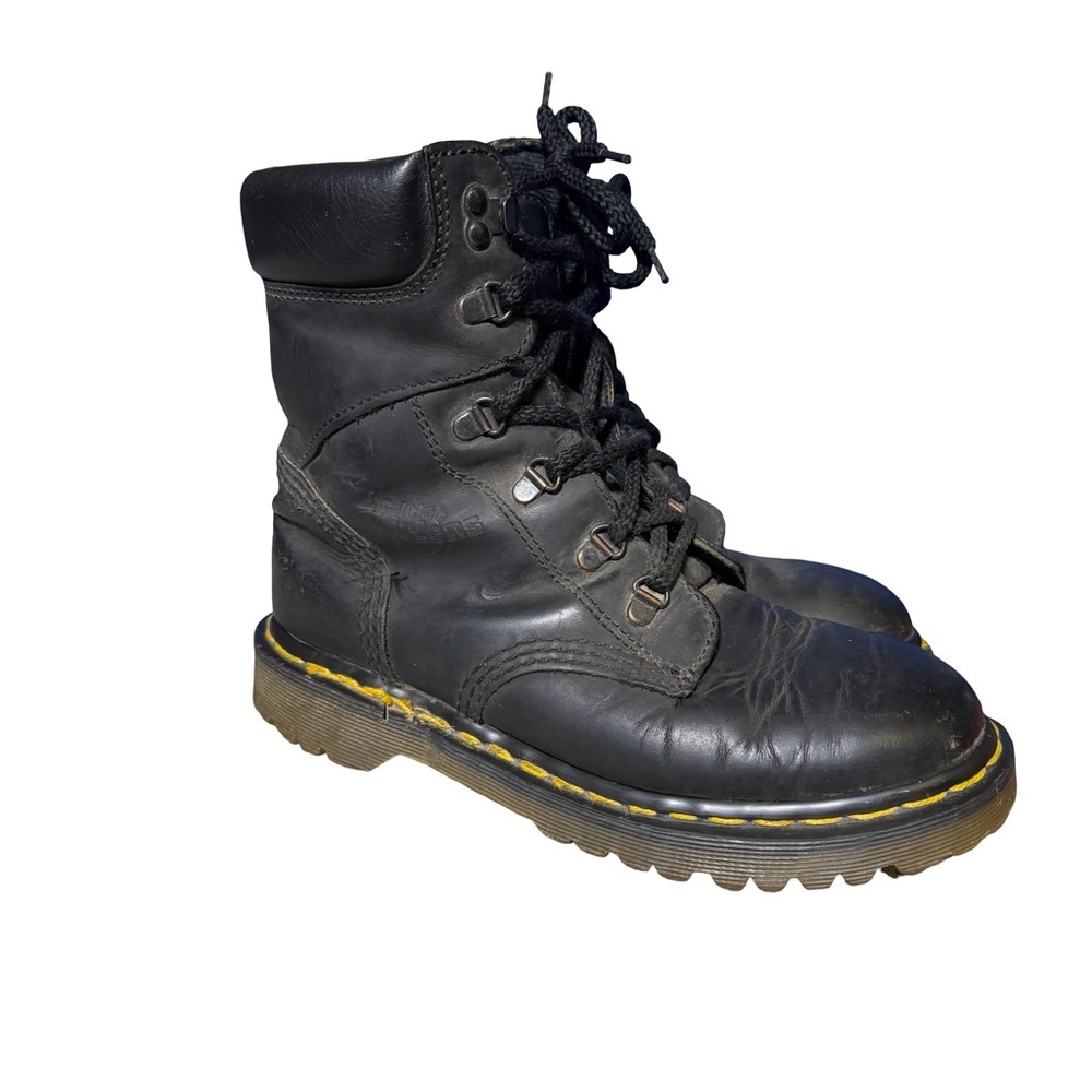 Dr. Martens Women’s 7741 Original Black Leather Boots Size 6